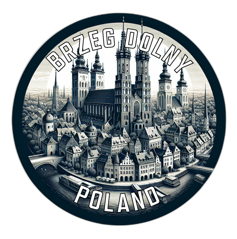 Brzeg Dolny Poland Souvenir Vinyl Decal Sticker 6-Inch