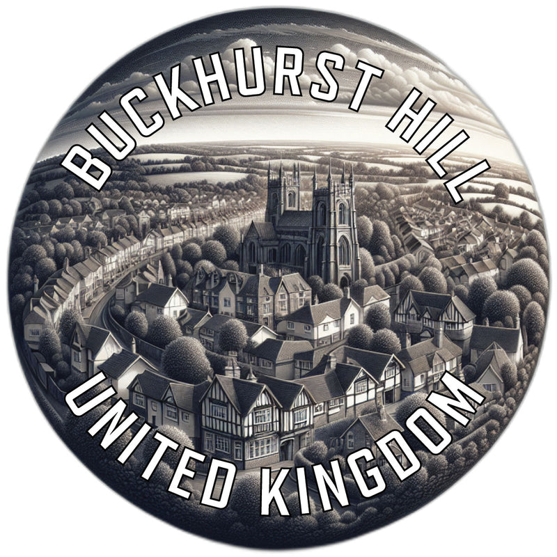 Buckhurst Hill United Kingdom Souvenir Die Cut Flat Magnet 2-Inch