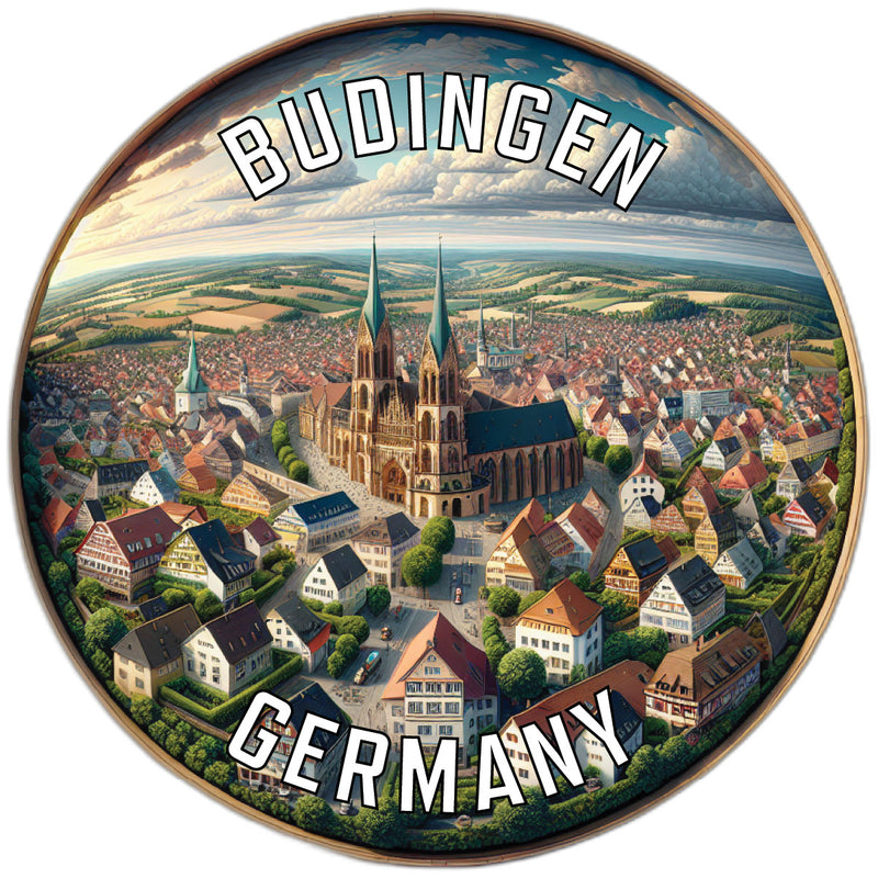 Budingen Germany Souvenir Vinyl Decal Sticker 2-Inch