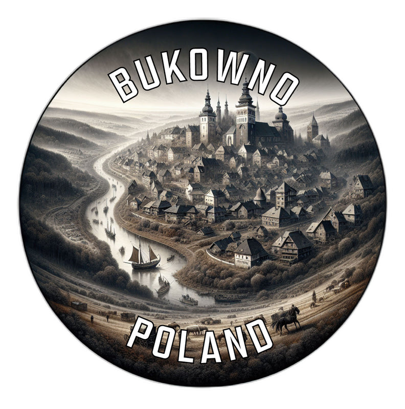 Bukowno Poland Souvenir Vinyl Decal Sticker 2-Inch