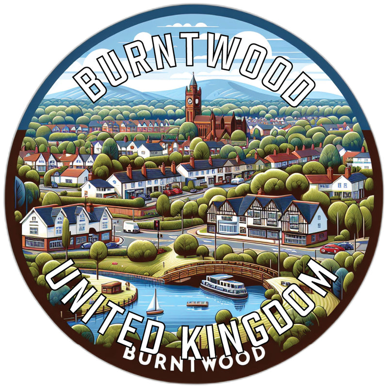 Burntwood United Kingdom Souvenir Vinyl Decal Sticker 2-Inch