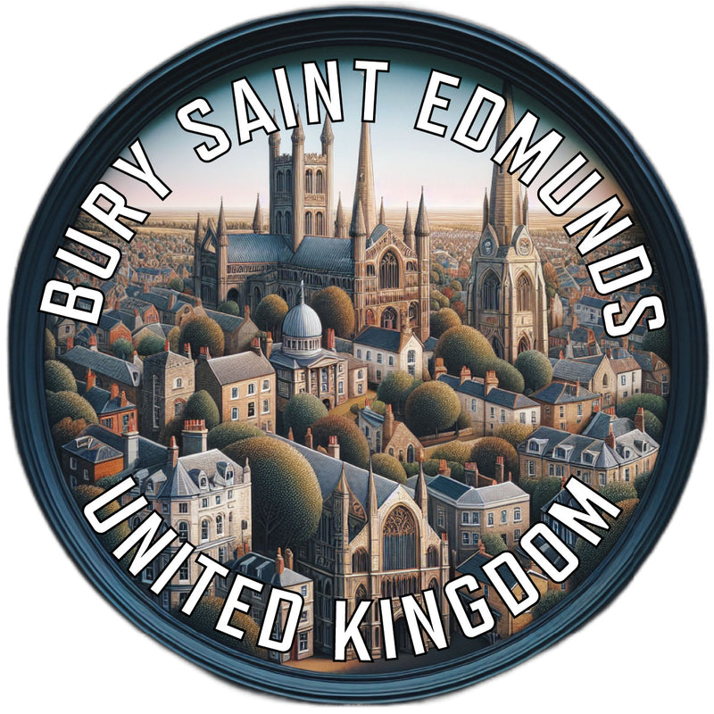 Bury Saint Edmunds United Kingdom Souvenir Vinyl Decal Sticker 6-Inch