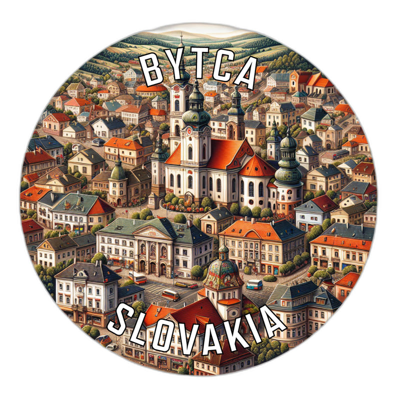 Bytca Slovakia Souvenir Die Cut Flat Magnet 6-Inch