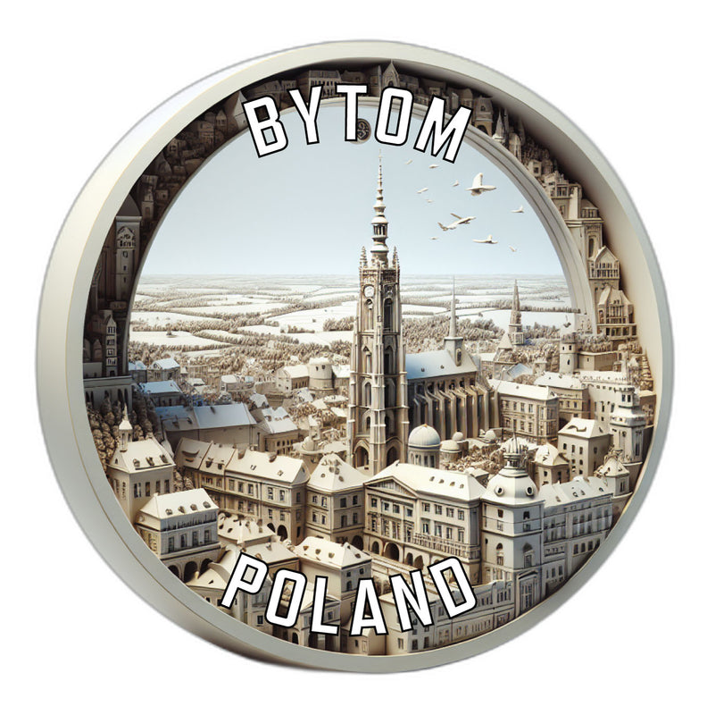 Bytom Poland Souvenir Vinyl Decal Sticker 6-Inch