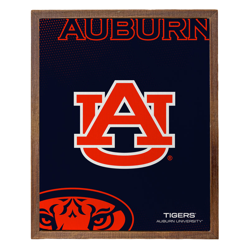 Auburn Tigers Officially Licensed 8" x 10"-Inches Canvas Frame