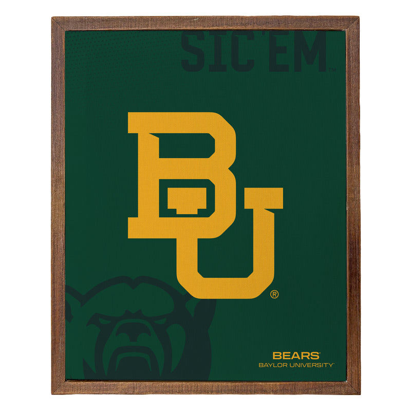Baylor Bears Officially Licensed 8" x 10"-Inches Canvas Frame