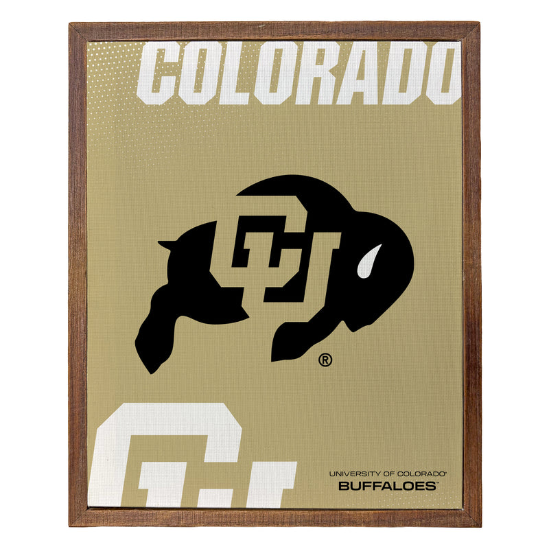 Colorado Buffaloes Officially Licensed 8" x 10"-Inches Canvas Frame