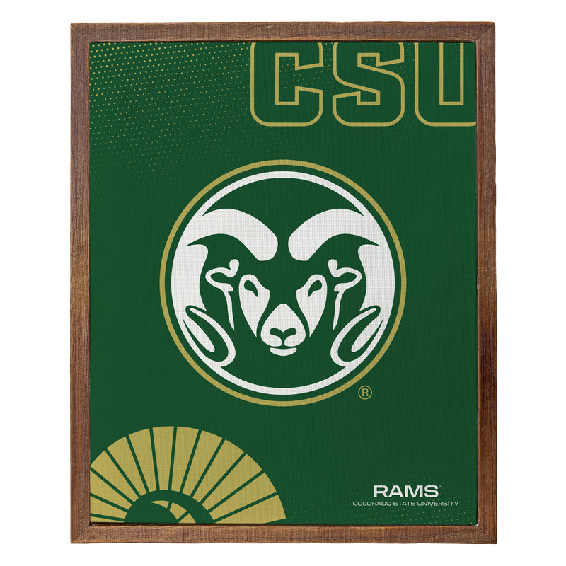 Colorado State Rams Officially Licensed 8" x 10"-Inches Canvas Frame