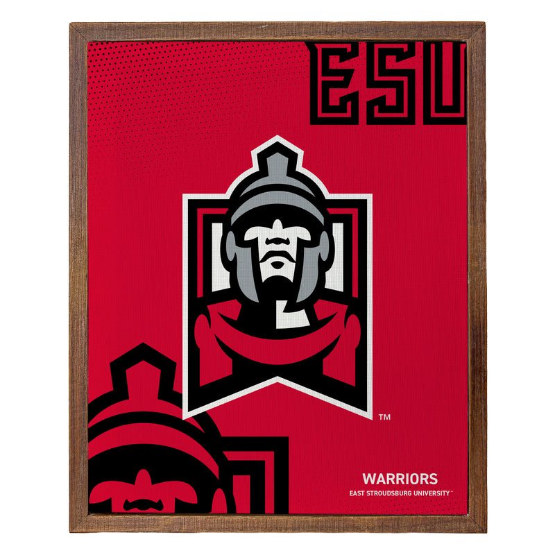 East Stroudsburg University Officially Licensed 8" x 10"-Inches Canvas Frame