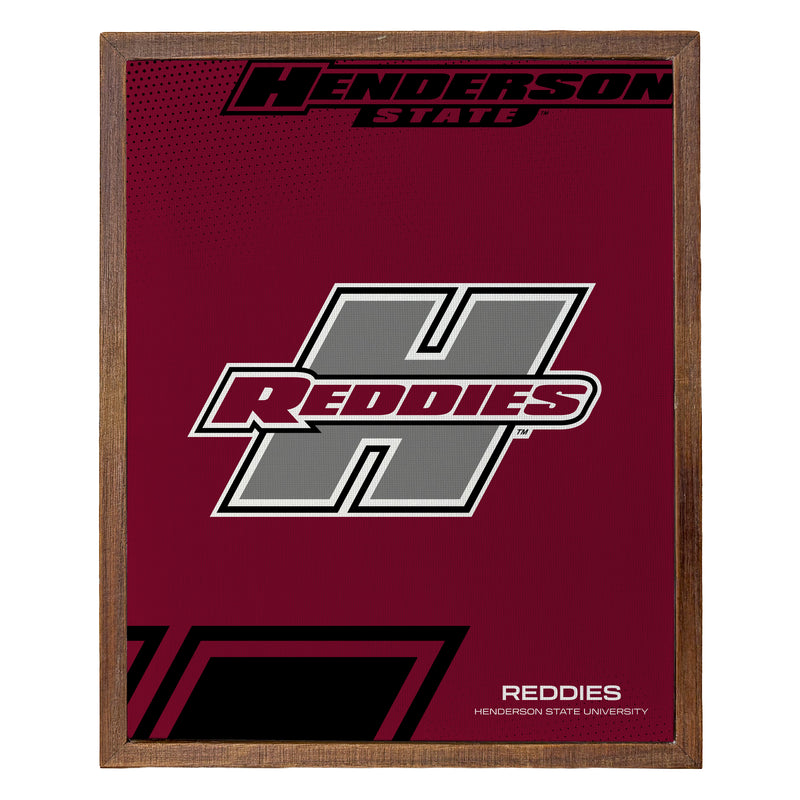 Henderson State Reddies Officially Licensed 8" x 10"-Inches Canvas Frame