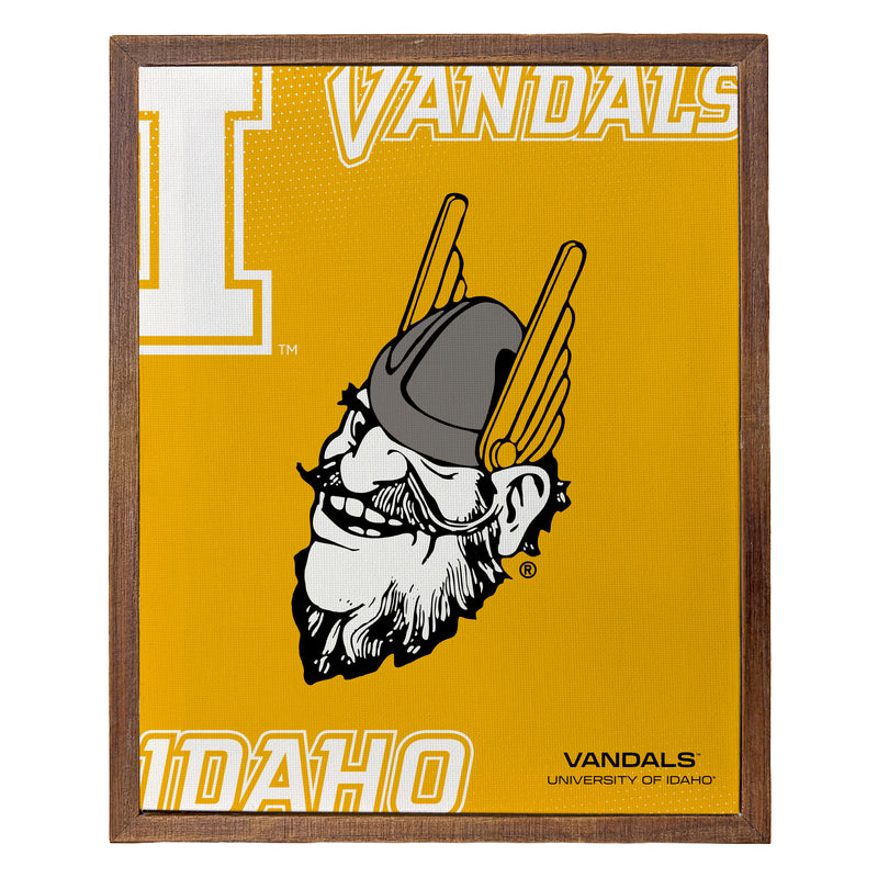 Idaho Vandals Officially Licensed 8" x 10"-Inches Canvas Frame