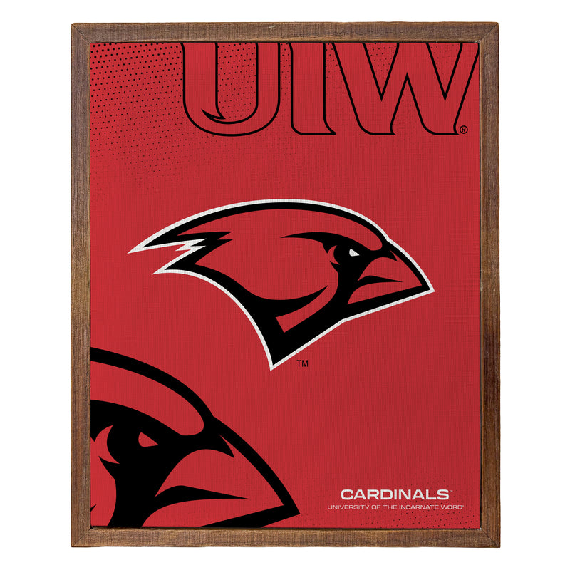 Incarnate Word Cardinals Officially Licensed 8" x 10"-Inches Canvas Frame