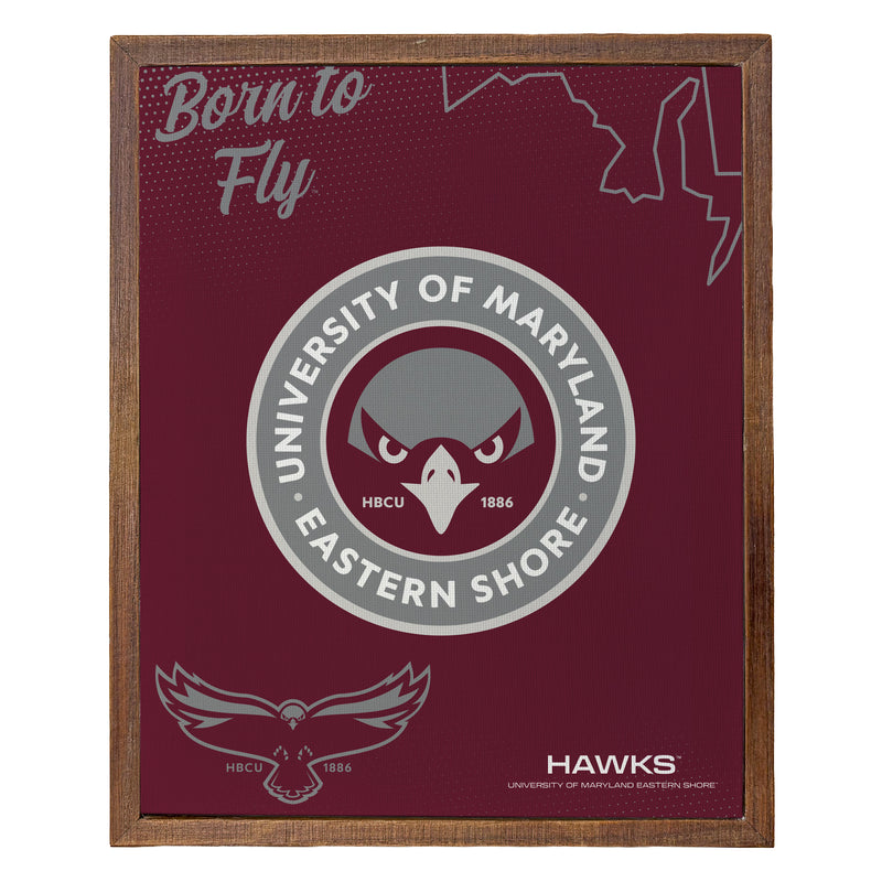 Maryland Eastern Shore Officially Licensed 8" x 10"-Inches Canvas Frame