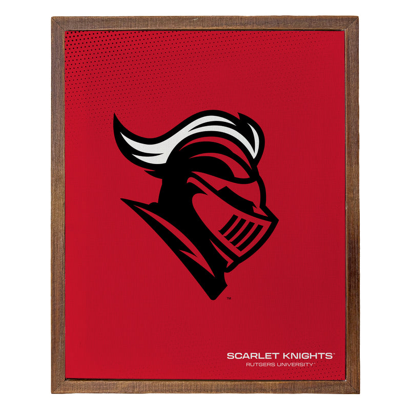 Rutgers Scarlet Knights Officially Licensed 8" x 10"-Inches Canvas Frame