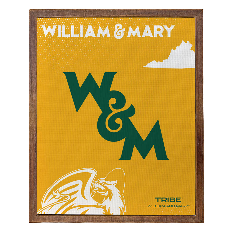 William and Mary Officially Licensed 8" x 10"-Inches Canvas Frame