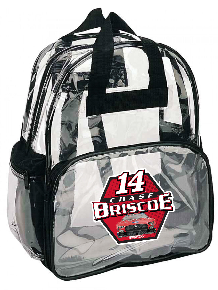 #14 Chase Briscoe Officially Licensed Clear Backpack
