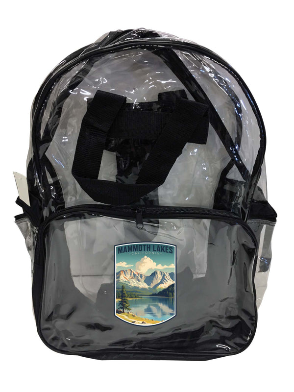Mammoth Lakes California Design C Souvenir Clear View Backpack