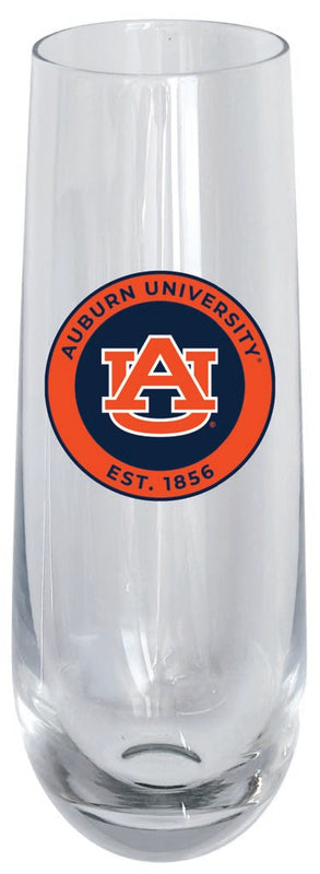 Auburn Tigers 10oz Stemless Flute Officially Licensed Collegiate Product 4-Pack