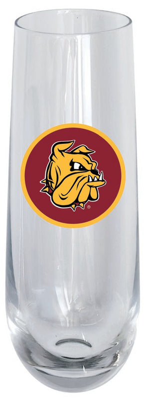 Minnesota Duluth Bulldogs 10oz Stemless Flute Officially Licensed Collegiate Product 4-Pack