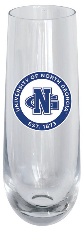 North Georgia Nighthawks 10oz Stemless Flute Officially Licensed Collegiate Product Single