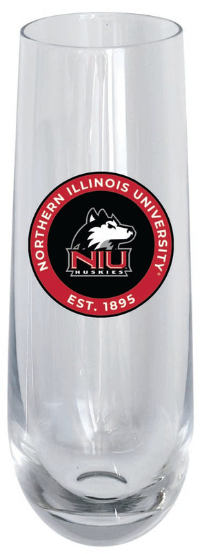Northern Illinois Huskies 10oz Stemless Flute Officially Licensed Collegiate Product Single