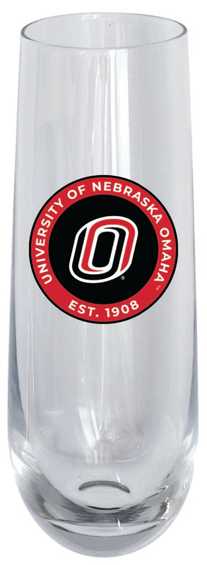 Nebraska at Omaha 10oz Stemless Flute Officially Licensed Collegiate Product Single