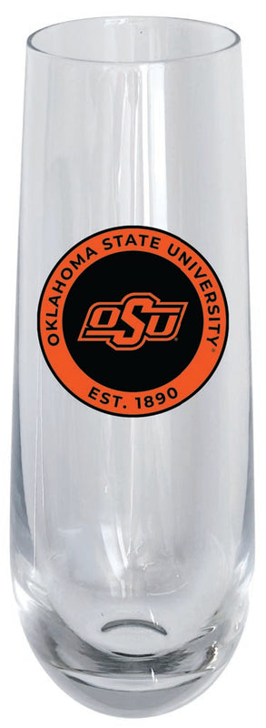 Oklahoma State Cowboys 10oz Stemless Flute Officially Licensed Collegiate Product Single