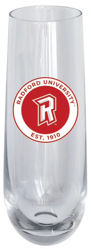 Radford University Highlanders 10oz Stemless Flute Officially Licensed Collegiate Product Single