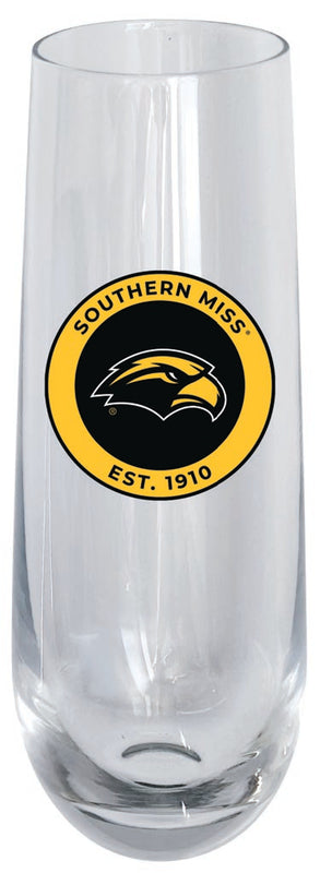 Southern Mississippi Golden Eagles 10oz Stemless Flute Officially Licensed Collegiate Product Single