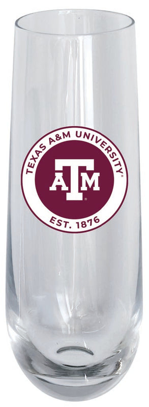 Texas A&M Aggies 10oz Stemless Flute Officially Licensed Collegiate Product Single