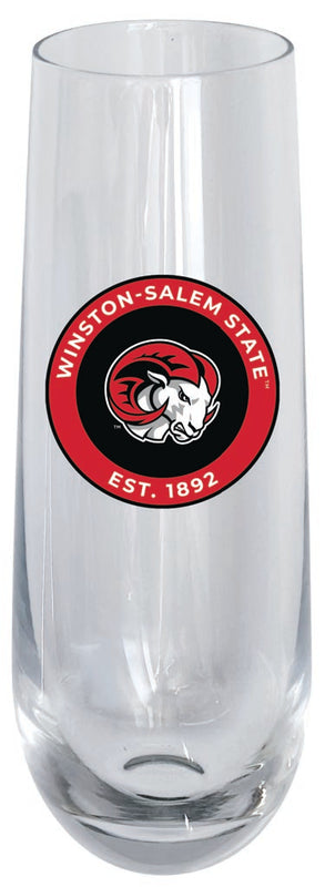 Winston-Salem State 10oz Stemless Flute Officially Licensed Collegiate Product Single