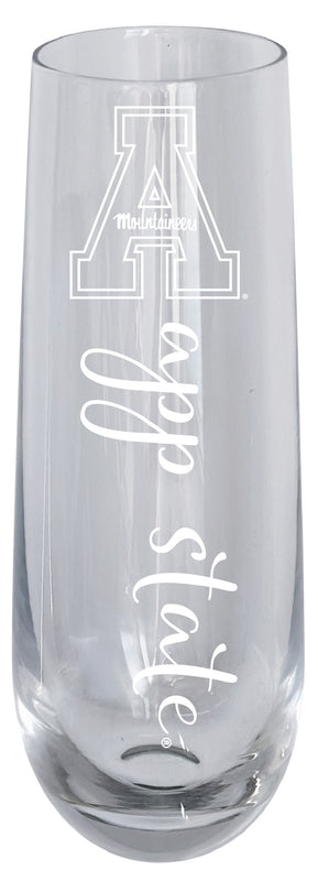 Appalachian State 10oz Engraved Champagne Flute Officially Licensed Collegiate Product Single