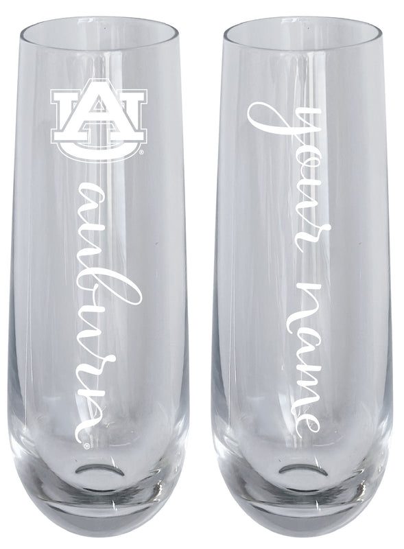 Albany State University Customizable 10 oz Engraved Champagne Flute – Officially Licensed Product