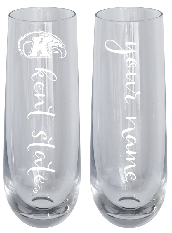 Kent State University Customizable 10 oz Engraved Champagne Flute – Officially Licensed Product