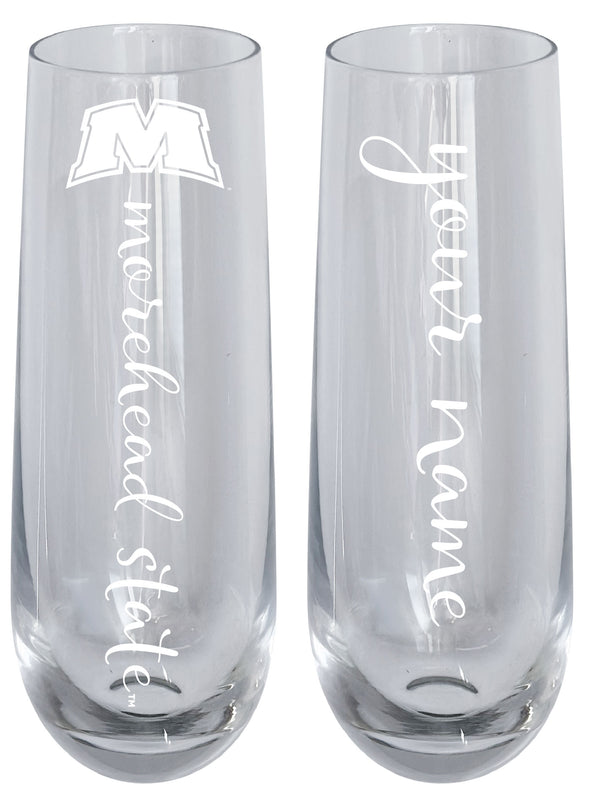 Morehead State University Customizable 10 oz Engraved Champagne Flute – Officially Licensed Product