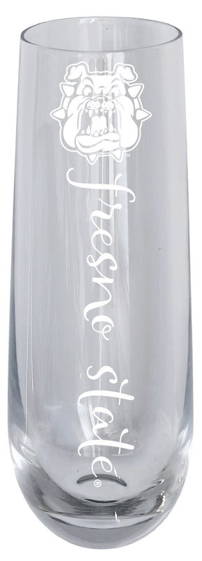 Fresno State Bulldogs 10oz Engraved Champagne Flute Officially Licensed Collegiate Product Single