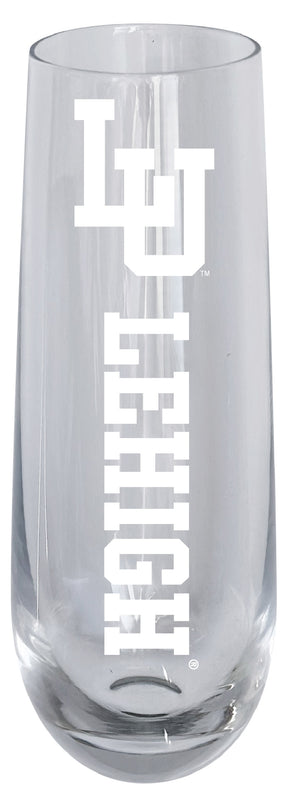 Lehigh University Mountain Hawks 10oz Engraved Champagne Flute Officially Licensed Collegiate Product 4-Pack