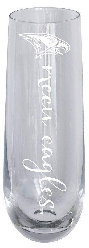 North Carolina Central Eagles 10oz Engraved Champagne Flute Officially Licensed Collegiate Product 2-Pack