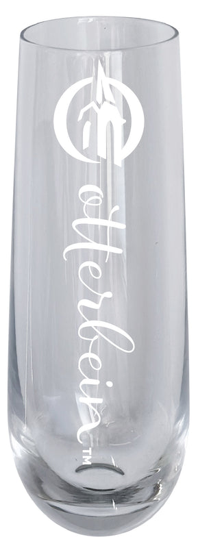 Otterbein University 10oz Engraved Champagne Flute Officially Licensed Collegiate Product Single