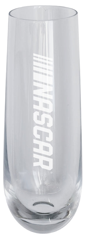 Nascar 10oz Engraved Stemless Flute Officially Licensed 4-Pack
