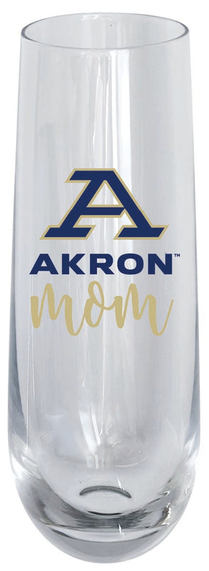 Akron Zips 10oz Stemless Flute Mom Design Officially Licensed Single