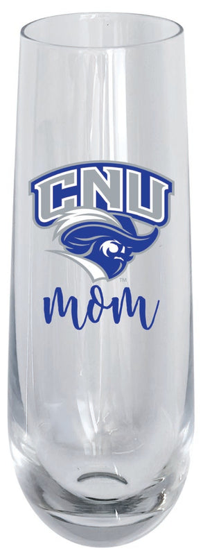 Christopher Newport Captains 10oz Stemless Flute Mom Design Officially Licensed 2-Pack