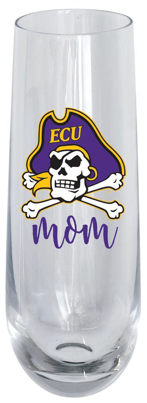 East Carolina Pirates 10oz Stemless Flute Mom Design Officially Licensed Single
