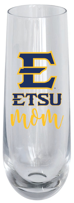 East Tennessee State University 10oz Stemless Flute Mom Design Officially Licensed Single
