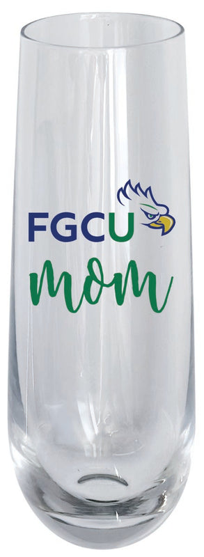 Florida Gulf Coast Eagles 10oz Stemless Flute Mom Design Officially Licensed Single
