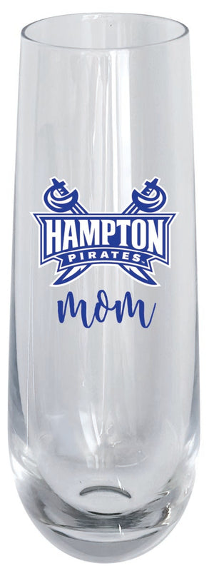 Hampton University 10oz Stemless Flute Mom Design Officially Licensed Single