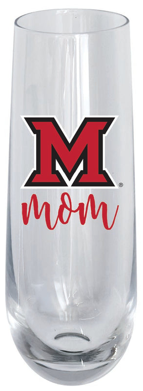 Miami University of Ohio 10oz Stemless Flute Mom Design Officially Licensed Single