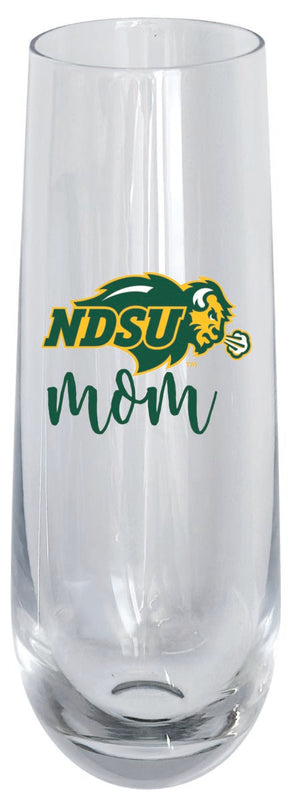 North Dakota State Bison 10oz Stemless Flute Mom Design Officially Licensed Single