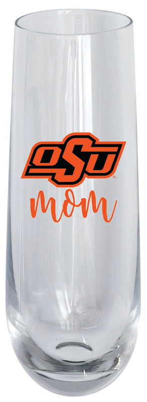 Oklahoma State Cowboys 10oz Stemless Flute Mom Design Officially Licensed Single