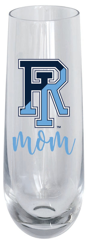 Rhode Island University 10oz Stemless Flute Mom Design Officially Licensed Single